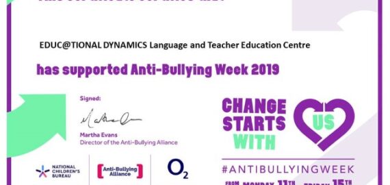 November 2019 – Anti-Bullying Week & Anti-Bullying Ambassadors